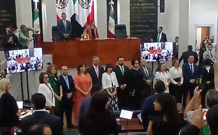 Rinden protesta nuevos integrantes del Poder Judicial ante el Congreso de SLP  