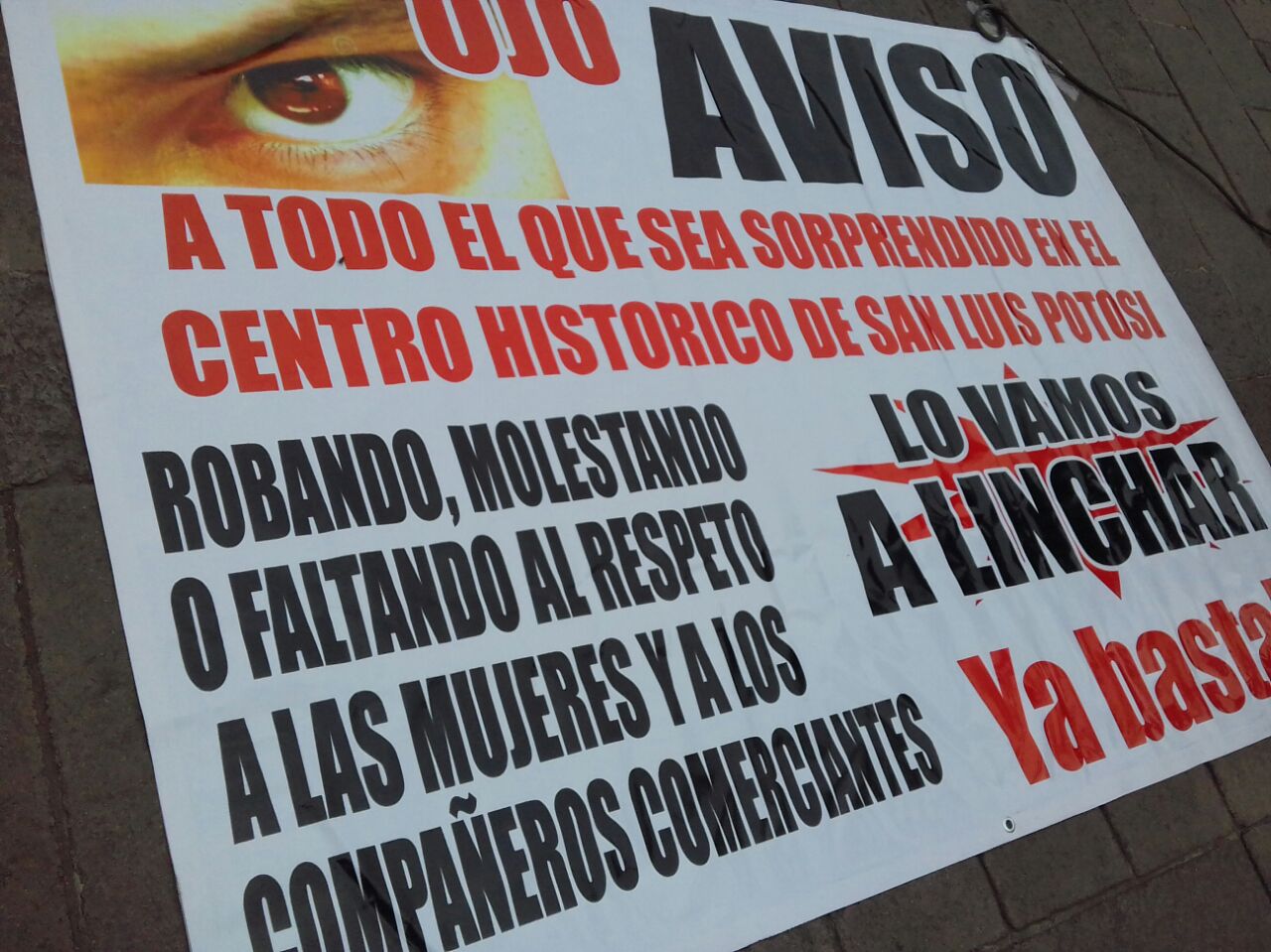 Comerciantes amenazan con linchar a delincuentes