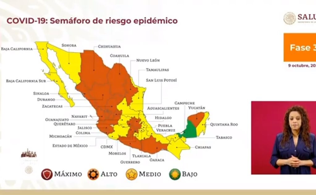 Ssa anuncia que San Luis Potosí avanza a semáforo amarillo