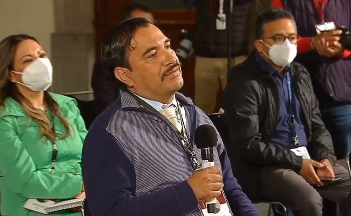 Galdino Martínez propuso al presidente López Obrador construir "La Gran Tenochtitlán". Foto: Captura de pantalla