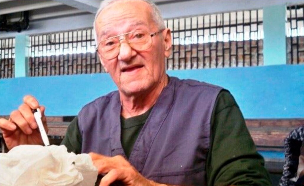 El cubano Armando Sosa Fortuny, de 78 años, pasó encarcelado más de la mitad de su vida en prisiones de Cuba y fue considerado por disidentes anticastristas como prisionero político. Foto: Observatorio Cubano de Derechos Humanos