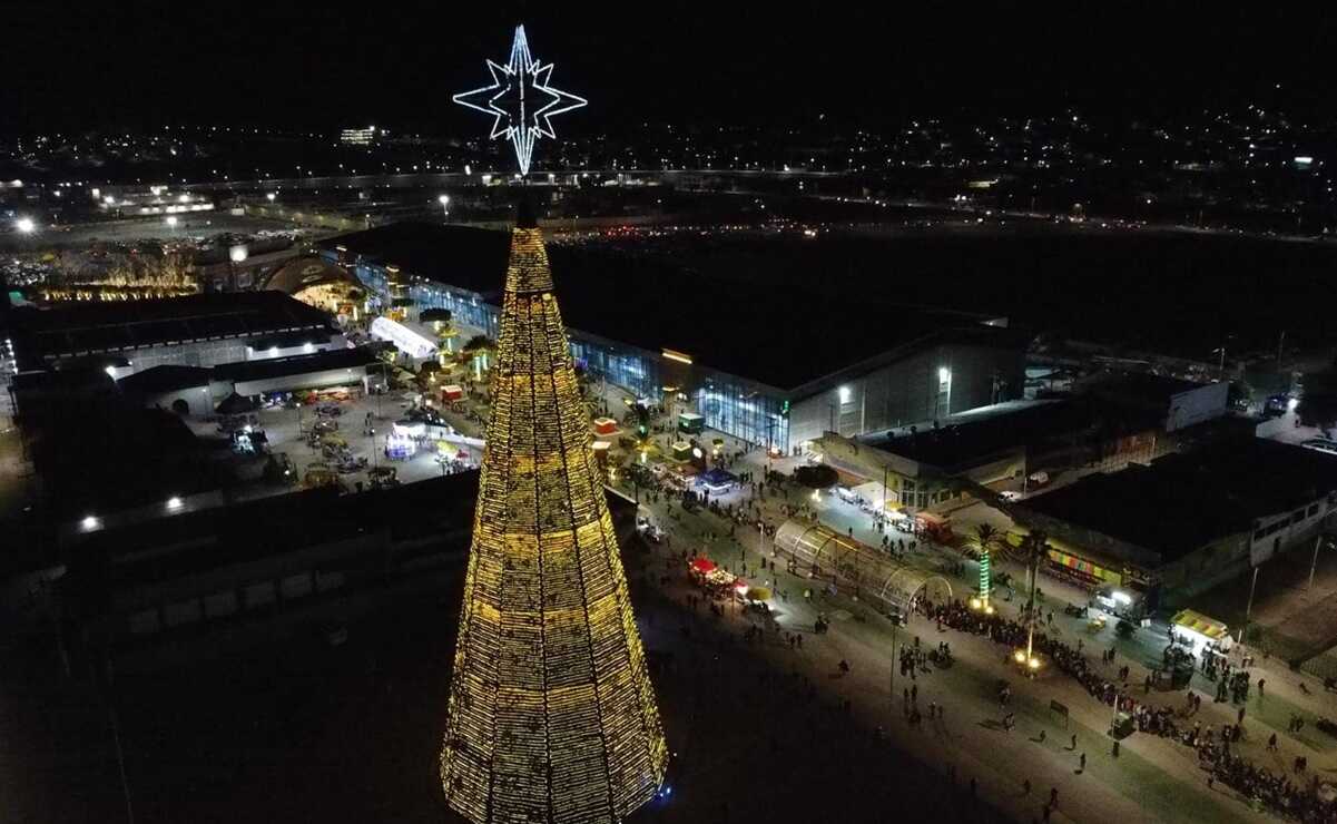 Se enciende el Festival Navideño 2022 en San Luis Potosí. Foto: Especial