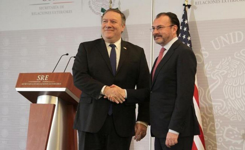Mike Pompeo y Luis Videgaray