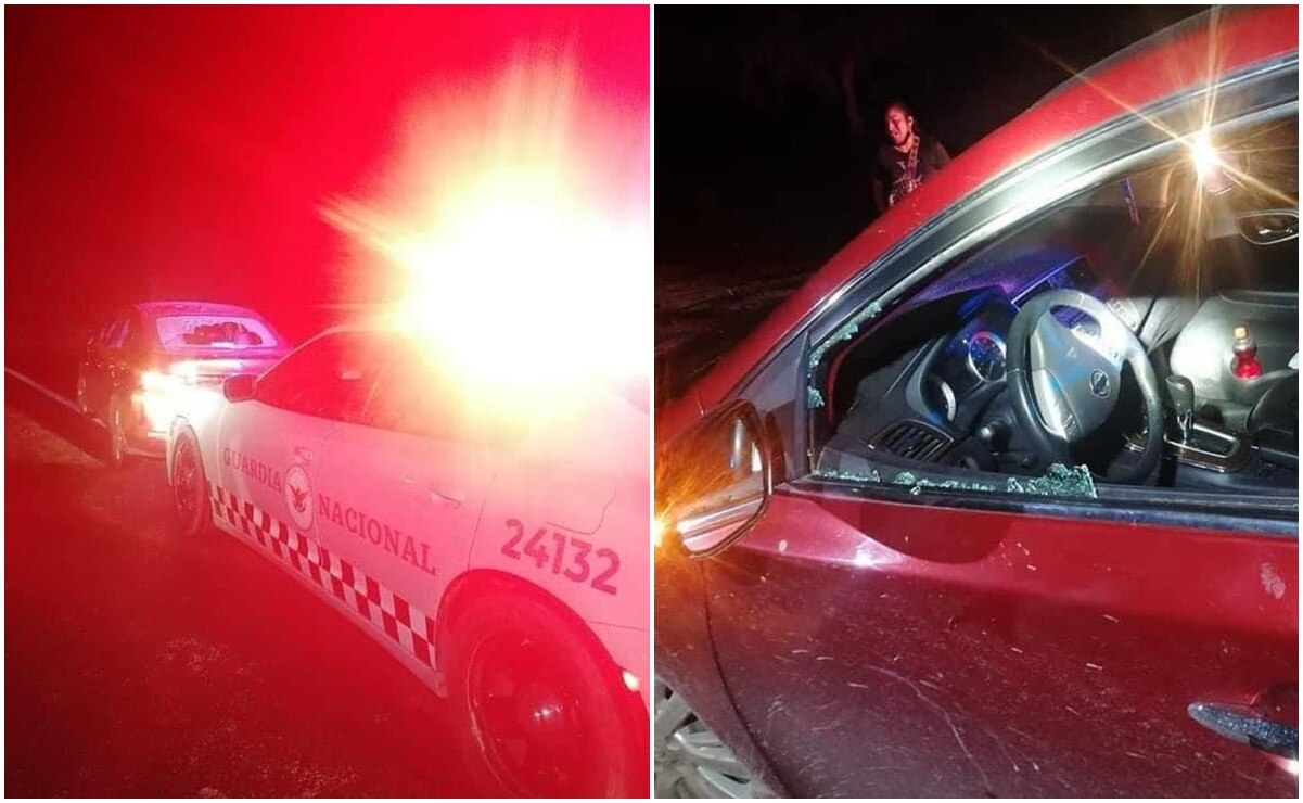 El ataque se registró sobre la carretera 57 de SLP. Fotos: Especiales