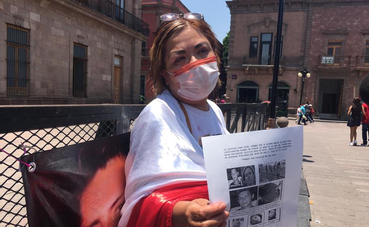 "Mañana es 10 de mayo y no voy a tener a Alan conmigo", exige justicia madre de joven asesinado en SLP