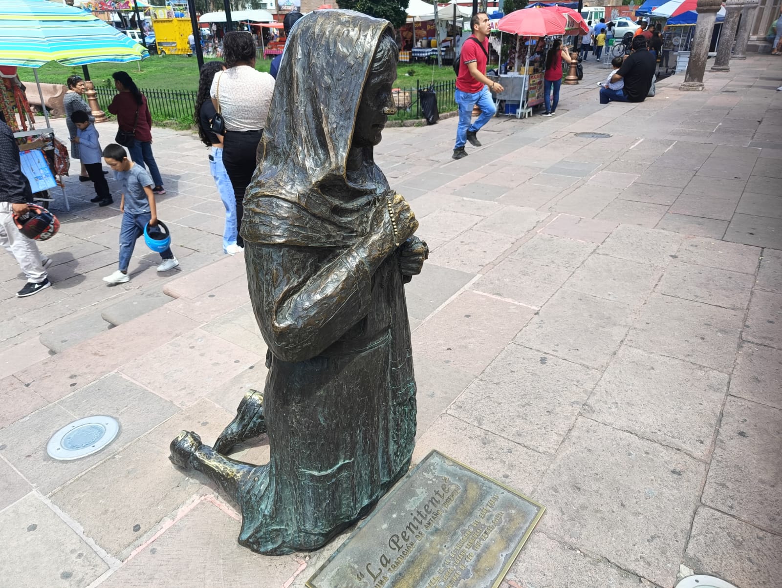 Escultura de La Penitente. Foto:  Jazmín Ramírez García