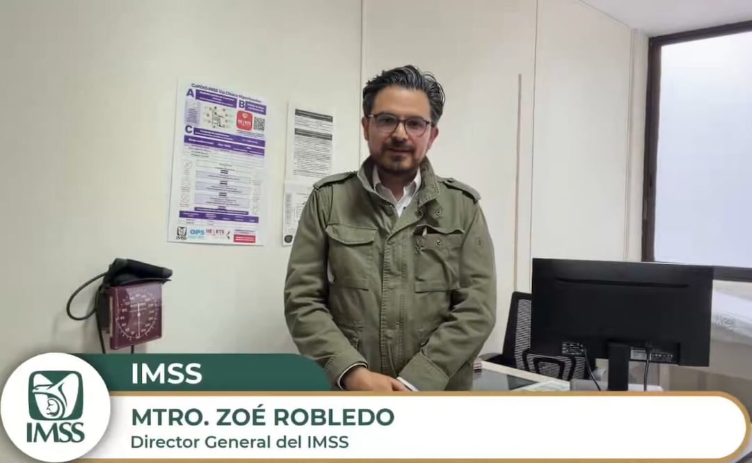 El director general del Instituto Mexicano del Seguro Social (IMSS), Zoé Robledo. Foto: Captura de pantalla X @Tu_IMSS