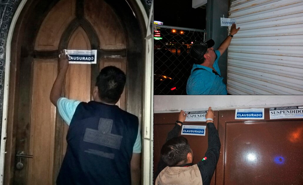 Clausuran seis negocios por vender alcohol sin permiso