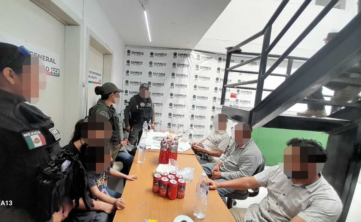 Rescatan en Nuevo León a 34 de los migrantes secuestrados, confirma fiscalía de SLP. Foto: Especial