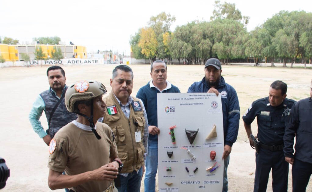 Capacitará PC de Soledad a vendedores de pirotecnia en medidas de prevención