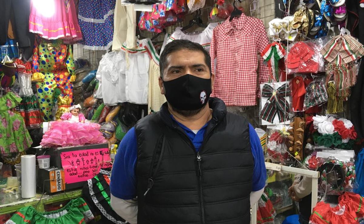 “Ahorita no hay recuperación de nada”, de la alegría de los disfraces a las tristes ventas en SLP