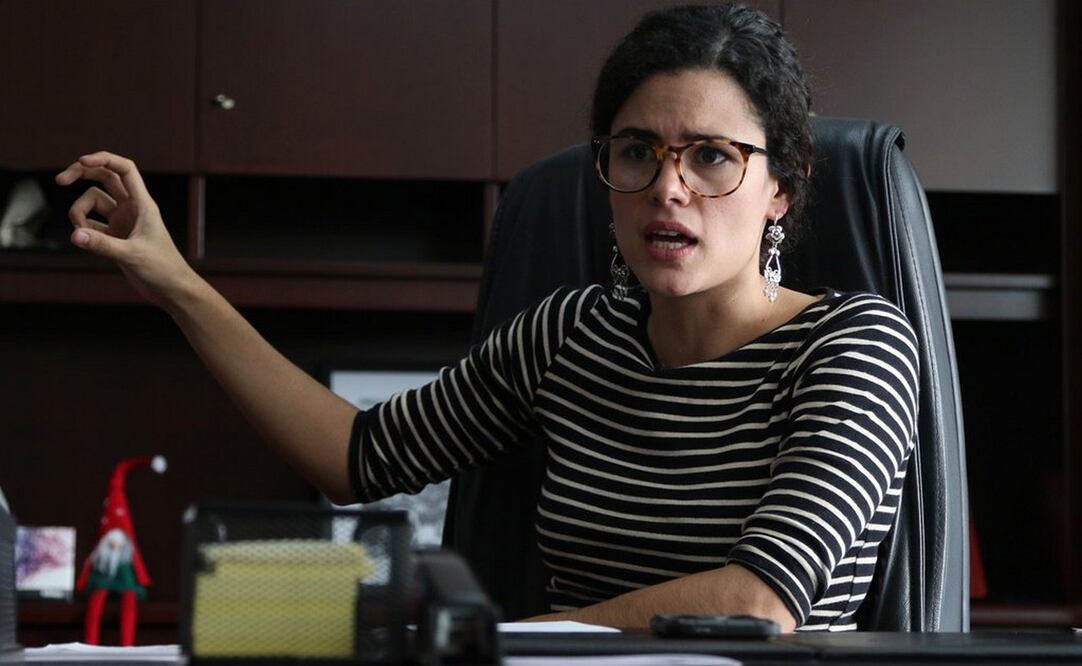 Secretaria del Trabajo y Previsión Social, Luisa María Alcalde Luján. Fotografía: CARLOS MEJÍA. EL UNIVERSAL