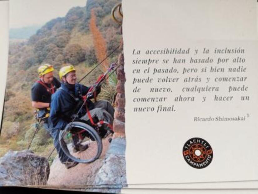 Campamento en Zaragoza presenta libro sobre turismo para discapacitados