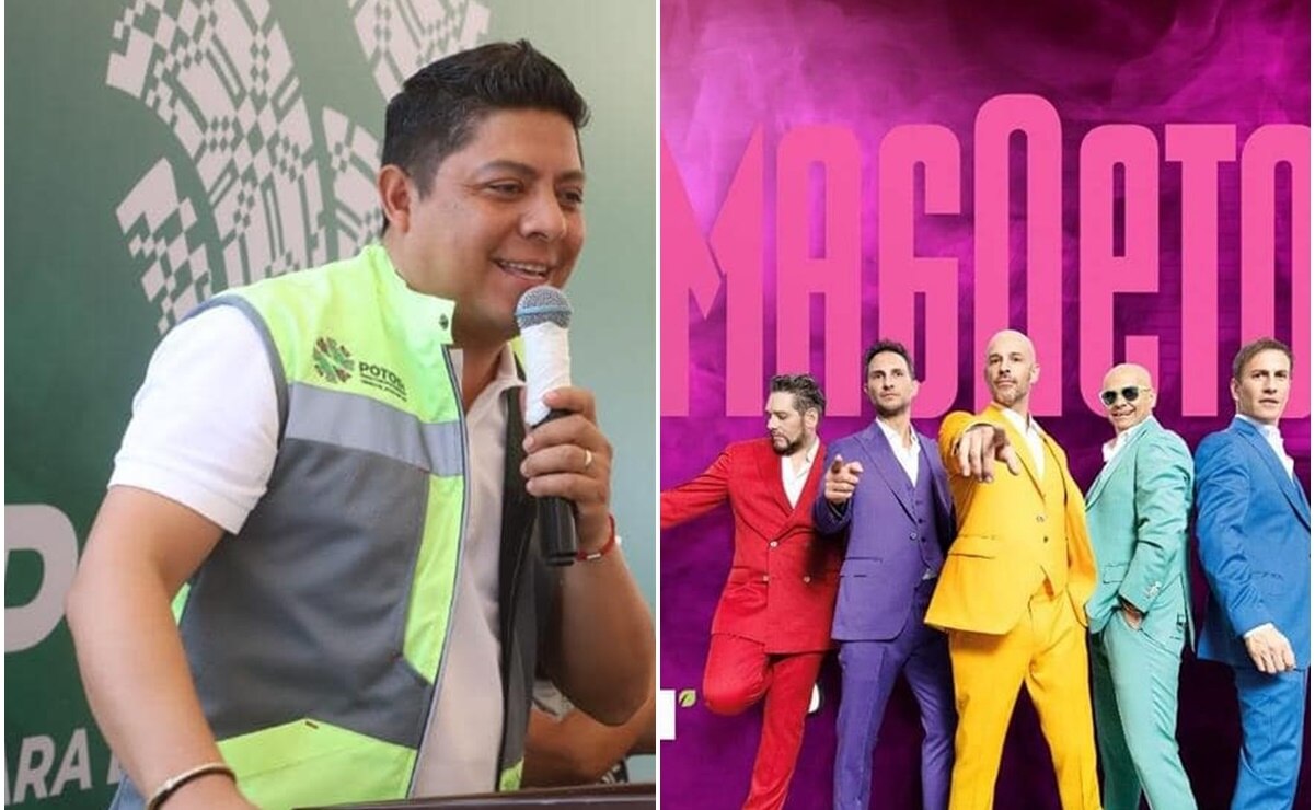 Ricardo Gallardo "vuela vuela" con Magneto y da bases para regalar boletos del concierto en SLP