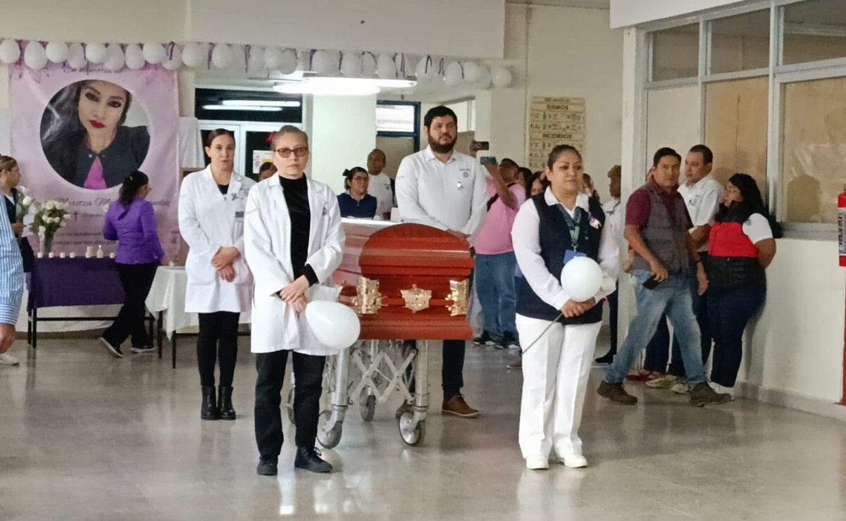 Exigen justicia por feminicidio de Mayte Maritza en Hospital General de Ciudad Valles. Foto: Redes Sociales.