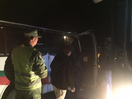 Interceptan a 28 migrantes en Villa de Arista