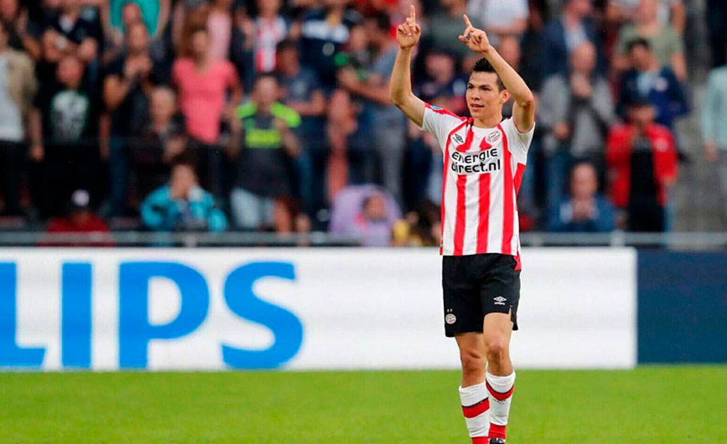 PSV golea con Lozano en la cancha