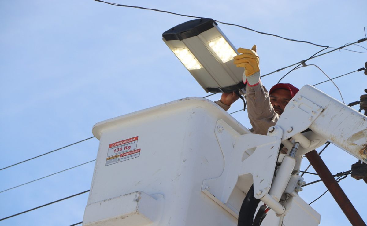 Cobertura de alumbrado en el municipio de SLP ya alcanza casi el 90 por ciento