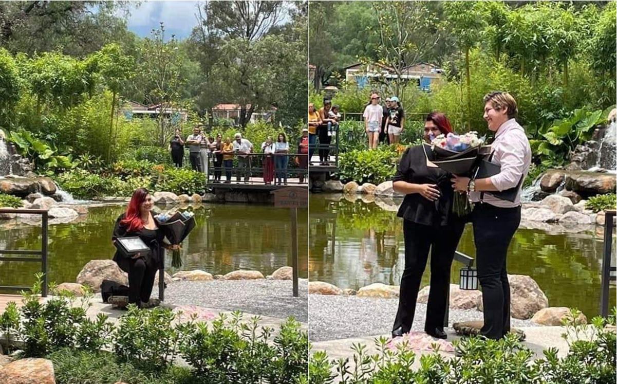 ¡Amor en el Tangamanga! Potosina pide matrimonio en el Jardín Japonés y se hace viral