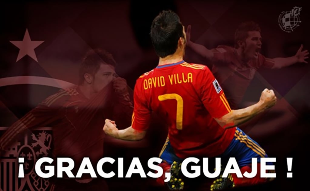 Anuncia David Villa su retiro y el mundo del futbol se rinde ante él
