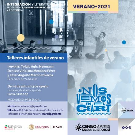 Alista el CEART talleres para el público infantil durante el verano