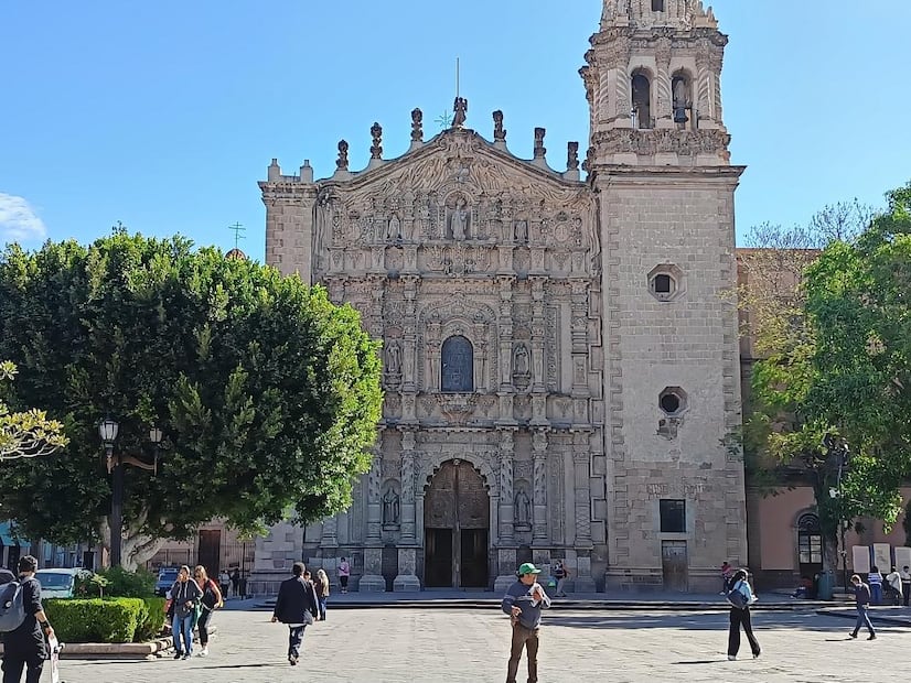 El templo del Carmen es de los más emblemáticos de la capital de SLP. Foto: Jazmín Ramírez