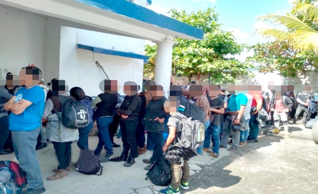 117 indocumentados son rescatados en Veracruz