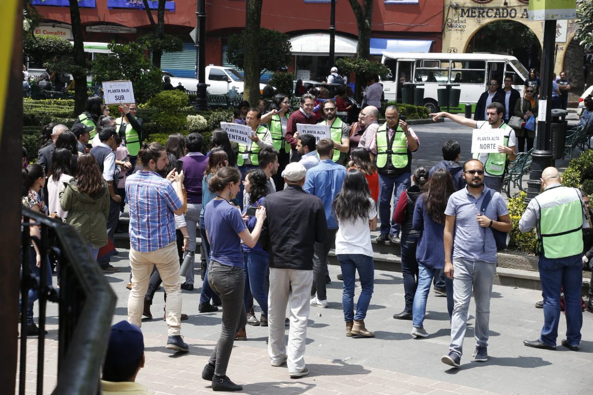  Con minuto de silencio y simulacro, conmemora CDMX sismo del 19-S
