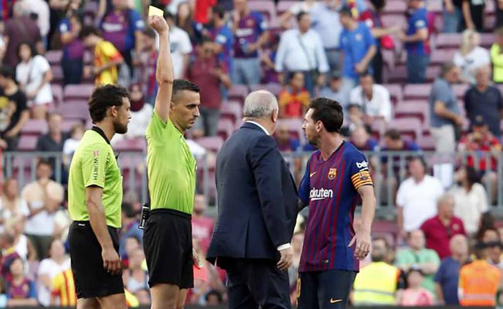 Lionel Messi comienza a desesperarse por el mal momento