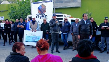 Interapas realizó trabajos de bacheo en colonia Obispado