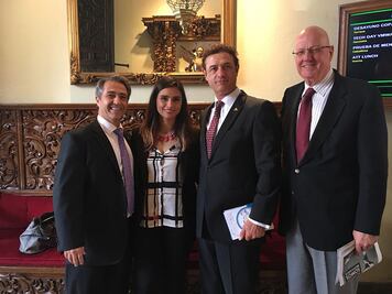 Candidatas de Morena presentan proyecto ante Coparmex