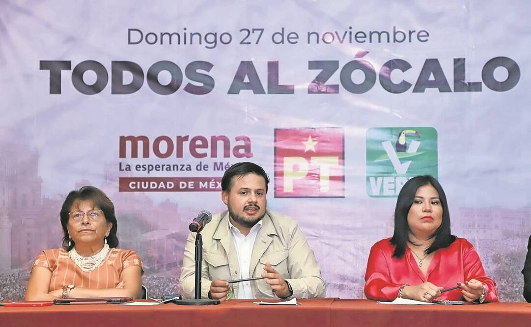 Dirigentes de Morena en la Ciudad de México convocaron a celebrar cuatro años de transformación en México.