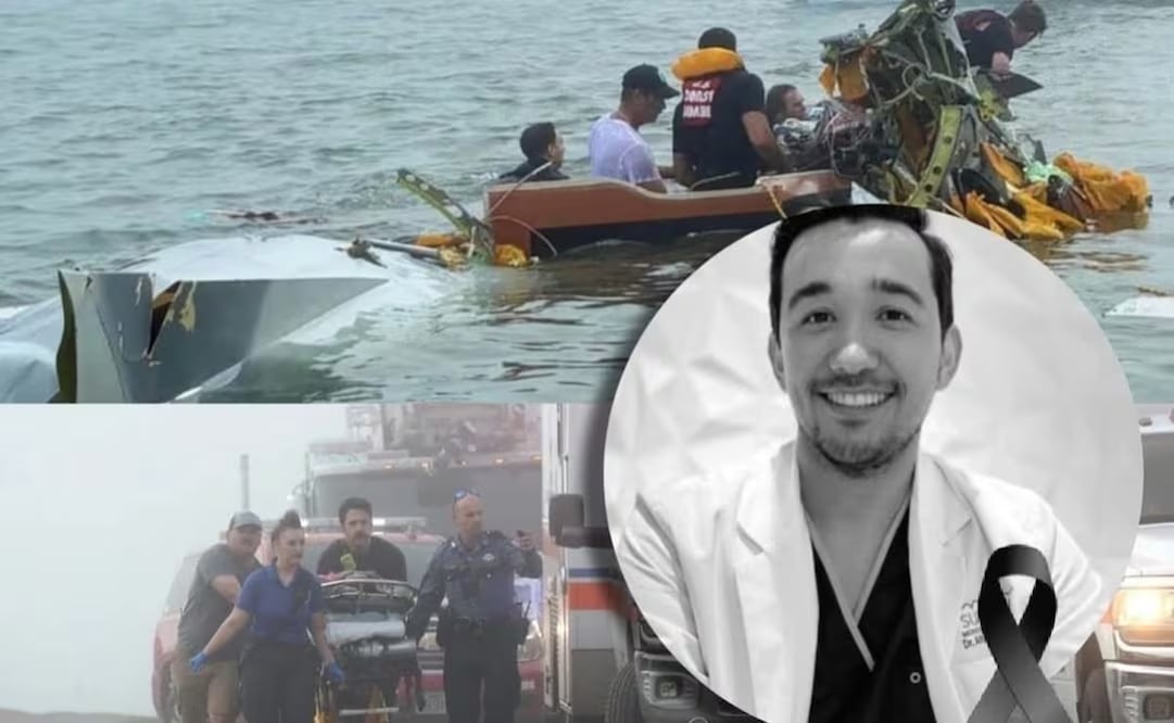 Niño y médico mexicanos, entre los muertos del accidente aéreo en Galveston. Foto: Especial