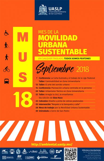 UASLP celebra el mes de la Movilidad Urbana Sustentable