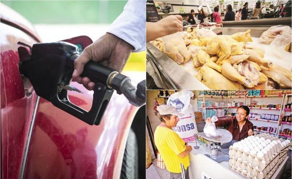Gasolinas, huevo y pollo impulsan inflación; llega a 5.34% en febrero