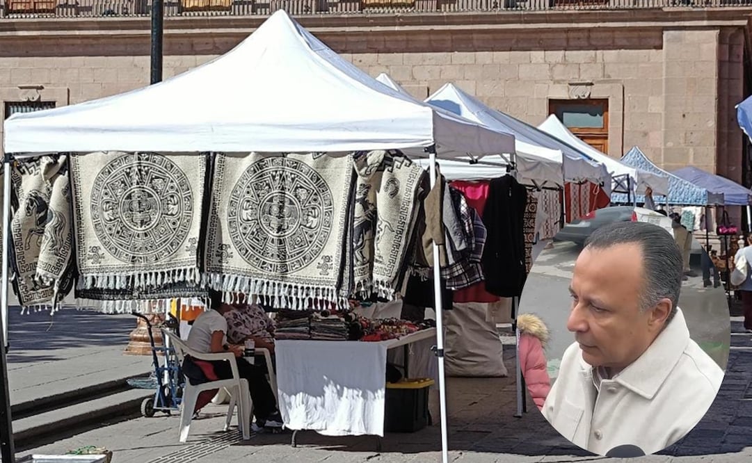 Canaco pide frenar ambulantaje en la Centro Histórico de SLP. Fotos: Jazmín Ramírez