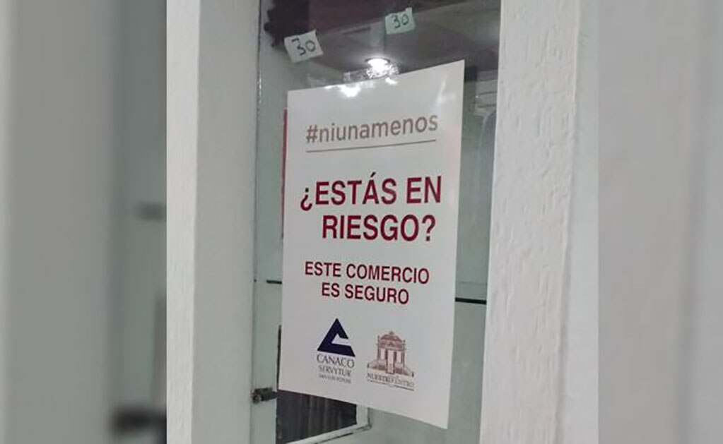 Comerciantes reciben capacitación para campaña #NiUnaMenos