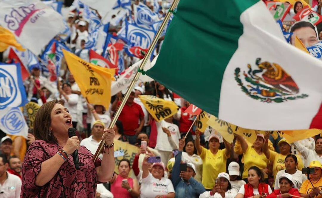 Xóchitl Gálvez, la abanderada presidencial, prometió que desde la Presidencia de la República cuidará de los mexicanosFoto: Berenice Fragoso. EL UNIVERSAL
