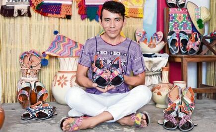 Con huaraches, joven amuzgo llega a Alemania