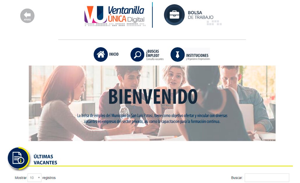 Ventanilla Única Digital cuenta con bolsa de trabajo