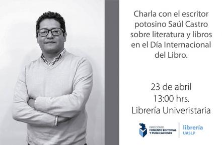 Invita UASLP a celebrar el Día Internacional del Libro