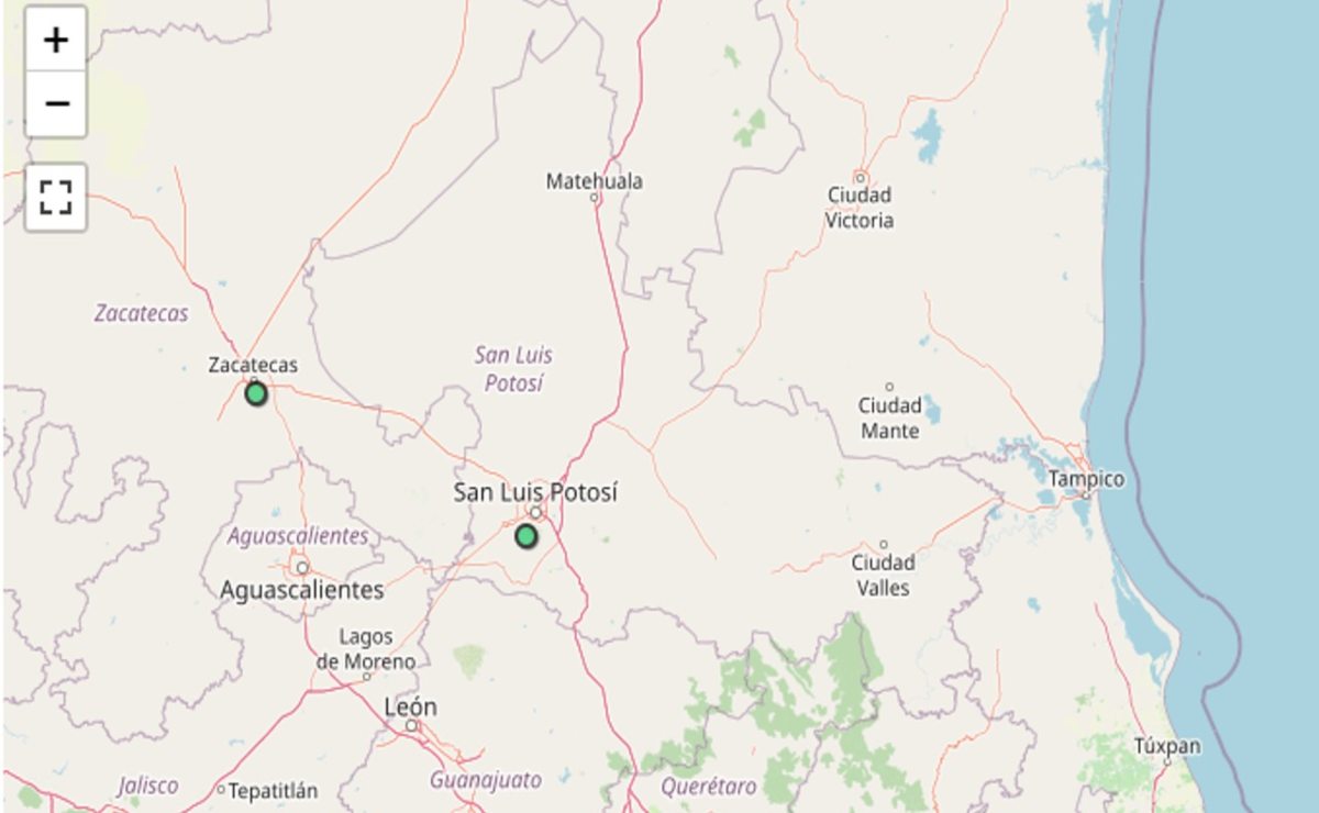 Reportan sismo de 3.7 grados en SLP