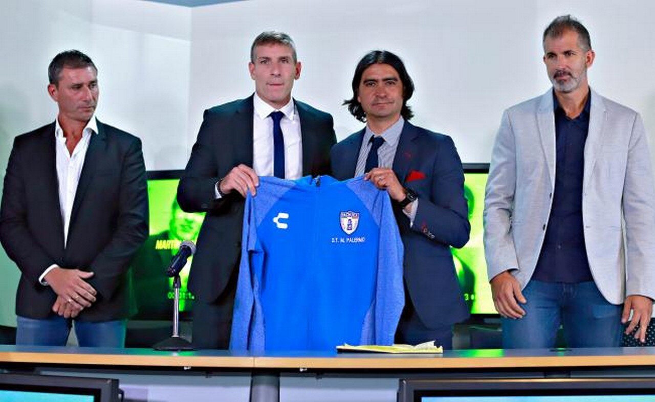 Presentan en Pachuca a Martín Palermo y su cuerpo técnico