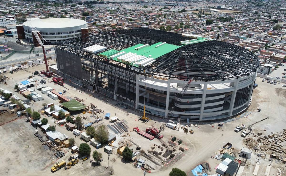 Además de recinto deportivo y de espectáculos, la Arena Potosí será un centro cultural del estado. Foto: Especial