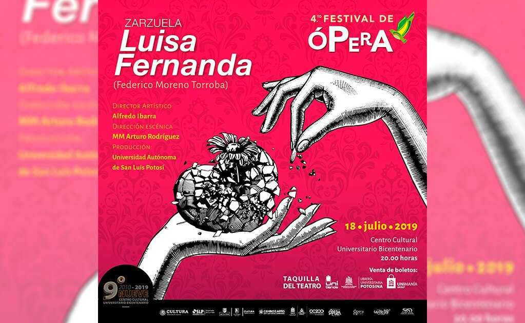 Presentarán zarzuela “Luisa Fernanda” durante el noveno aniversario del CC200