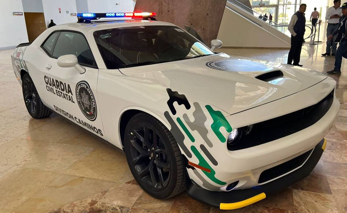 Challenger, Camaros y Mustang, así serán los poderosos vehículos de la Guardia Civil de Caminos de SLP