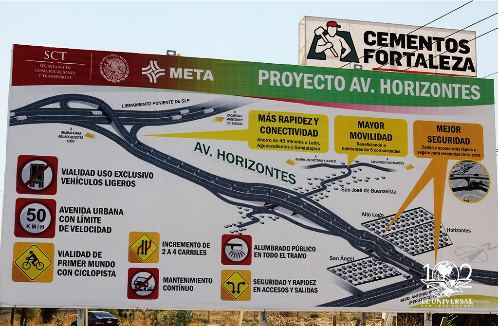 Bulevar poniente será moderno y seguro: META