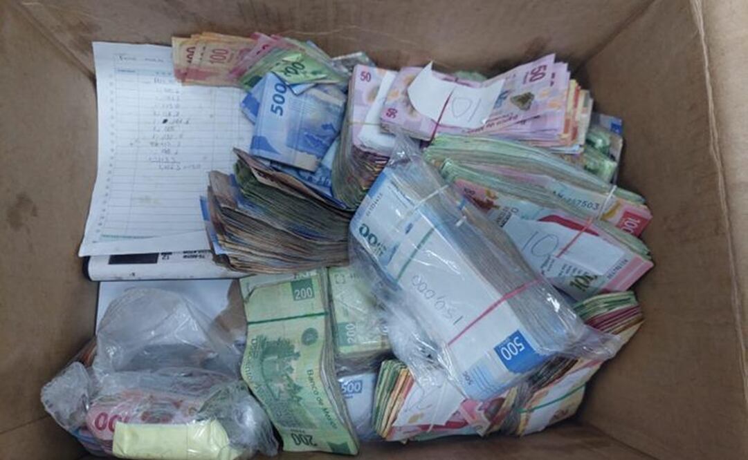 Detienen a hombre con más de un millón de pesos en la carretera San Luis Potosí-Zacatecas. Foto: Especial