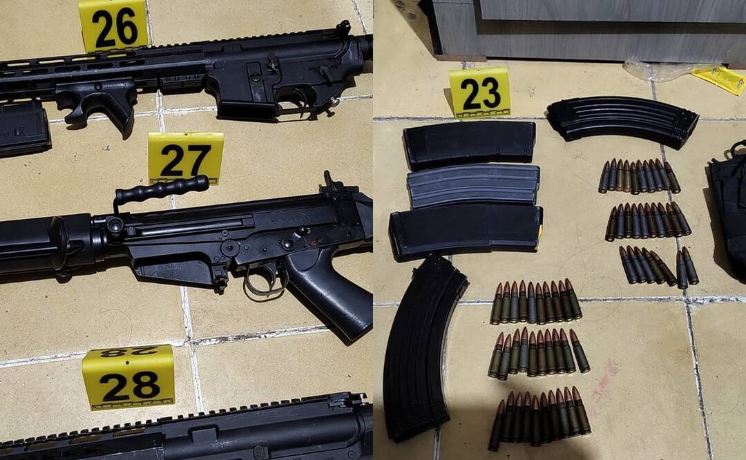 Lo asegurado quedó a disposición del Ministerio Público de la Federación. Foto: Especial