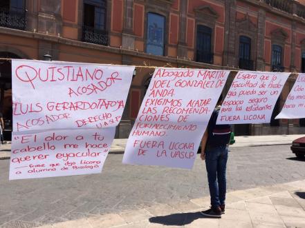 Alumnas denuncian ineficacia del protocolo contra acoso de UASLP